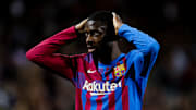 Dembélé en un partido con el FC Barcelona