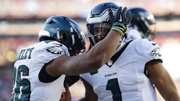 Saquon Barkley, Jalen Hurts, Philadelphia Eagles