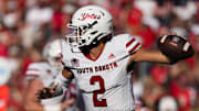 South Dakota quarterback Aidan Bouman