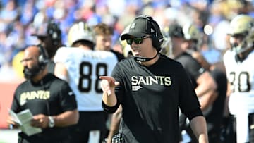 New Orleans Saints head coach Kellen Moore 