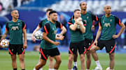 Liverpool FC Training Session And Press Conference - UEFA Champions League Final 2021/22