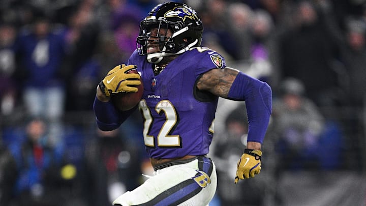 Ravens RB Derrick Henry was a first-round pick in the recent Sports Illustrated PPR Mock Fantasy Football Draft. Ravens RB Derrick Henry was a first-round pick in the recent Sports Illustrated PPR Mock Fantasy Football Draft.