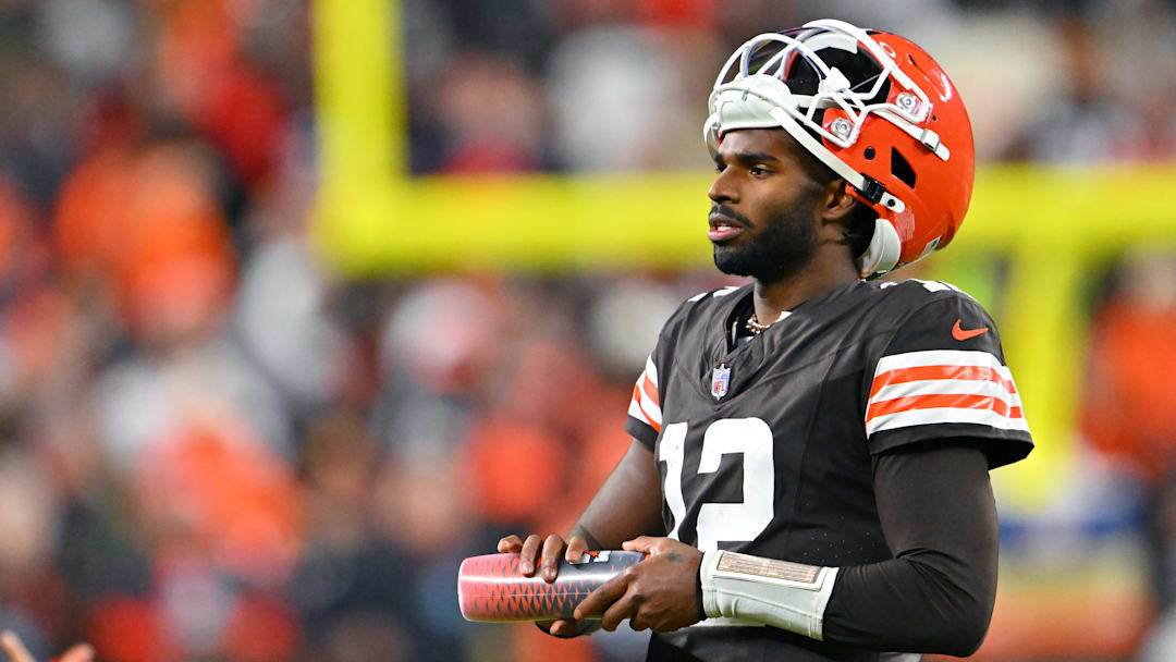 Cleveland Browns  quarterback Shedeur Sanders (12)