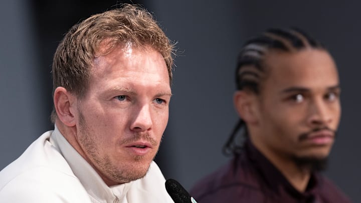 Julian Nagelsmann verzichtet auf Leroy Sané Julian Nagelsmann verzichtet auf Leroy Sané