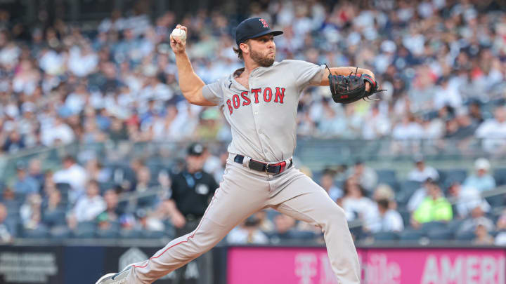 Boston Red Sox starting pitcher Kutter Crawford.