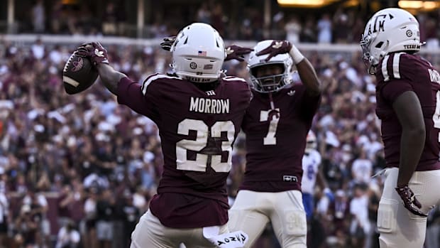 Texas A&M Aggies running back Jamarion Morrow
