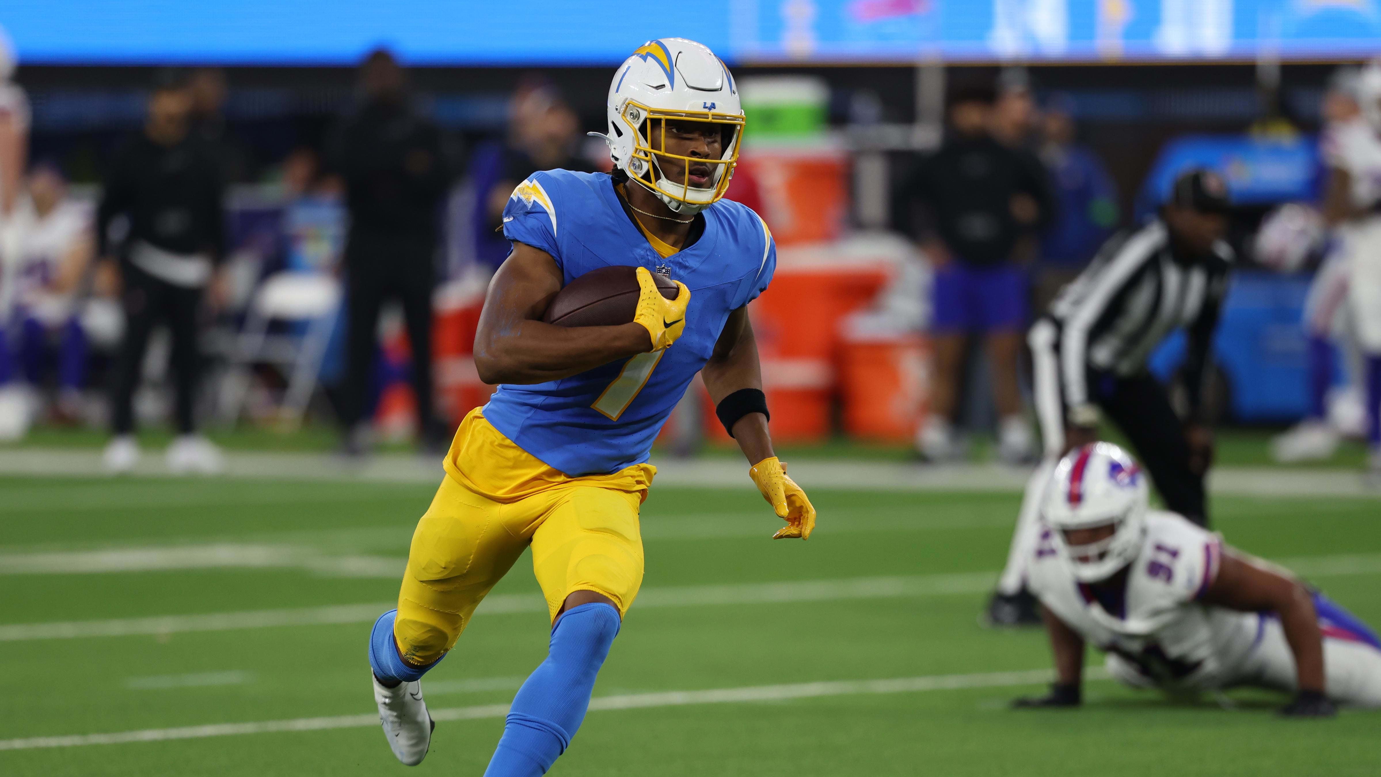 Los Angeles wide receiver Quentin Johnston