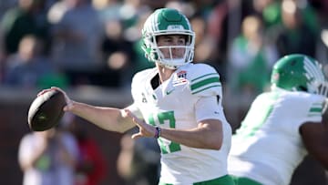  North Texas quarterback Drew Mestemaker is in the mix to start this season for the Mean Green.