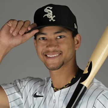 Chicago White Sox Braden Montgomery (92) poses for a photo on media day at the team’s spring training facility in Glendale, AZ.  