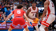 The Arizona Wildcats and Kansas Jayhawks will meet in the quarterfinals of the Big 12 Tournament on Thursday.