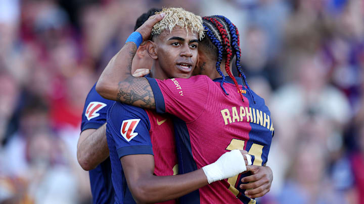 Yamal é visto como o presente e futuro do Barcelona Yamal é visto como o presente e futuro do Barcelona