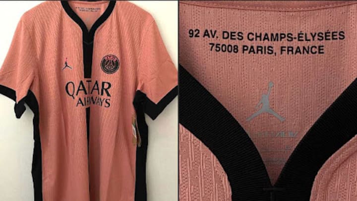 Le maillot third du PSG 2024/25