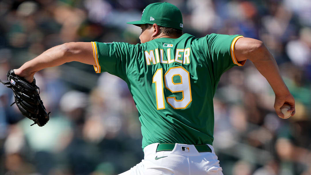Mason Miller earns a save for the Athletics against the New York Mets in 2025.