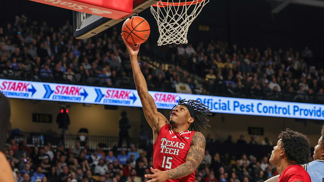 Texas Tech Red Raiders forward JT Toppin  Mandatory Credit: Mike Watters-Imagn Images