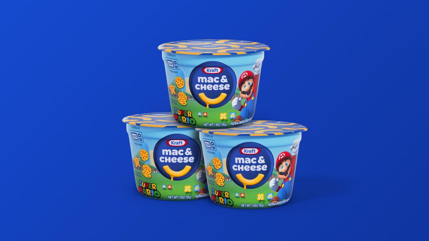 Kraft Mac and Cheese shares new Super Mario shapes