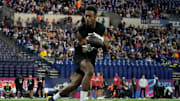  Michigan wide receiver Cornelius Johnson (WO13) . Mandatory Credit: Kirby Lee-Imagn Images