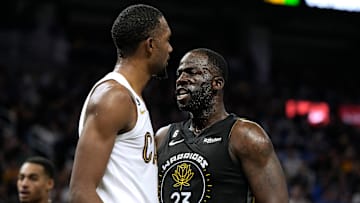 Evan Mobley, Cleveland Cavaliers and Draymond Green, Golden State Warriors
