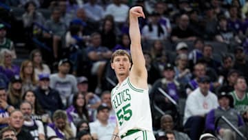 Boston Celtics guard Baylor Scheierman.