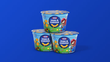  KRAFT Mac & Cheese Launching Super Mario Power-Up Shapes. Image Credit to Kraft. 