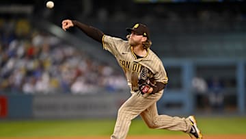 Pierce Johnson with the San Diego Padres