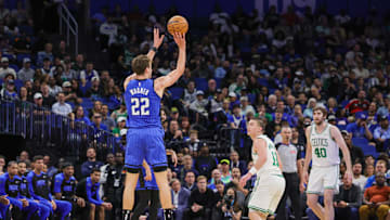 The Orlando Magic head to Boston to face the Boston Celtics in Game 1 of their playoff series. It is a big test for Franz Wagner and the Magic's offense.