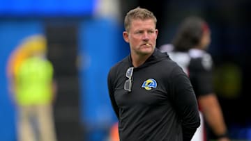 Sep 18, 2022; Inglewood, California, USA;  Los Angeles Rams general manager Les Snead. Mandatory Credit: Jayne Kamin-Oncea-Imagn Images
