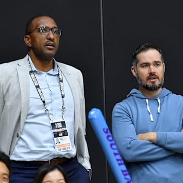 Joey Buss (right) and his brother Jesse (not pictured) will start a sports investment firm, Buss Sports Capital.