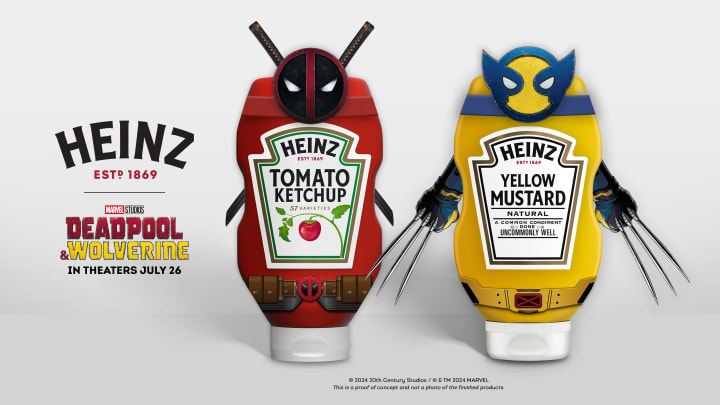 Heinz x Deadpool Wolverine LTO Bottles