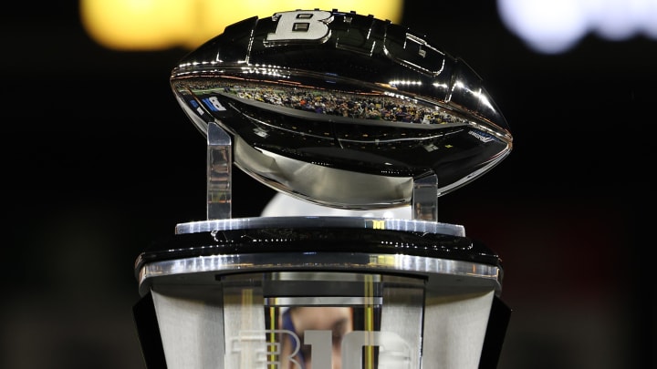 The Big Ten Football Championship trophy 