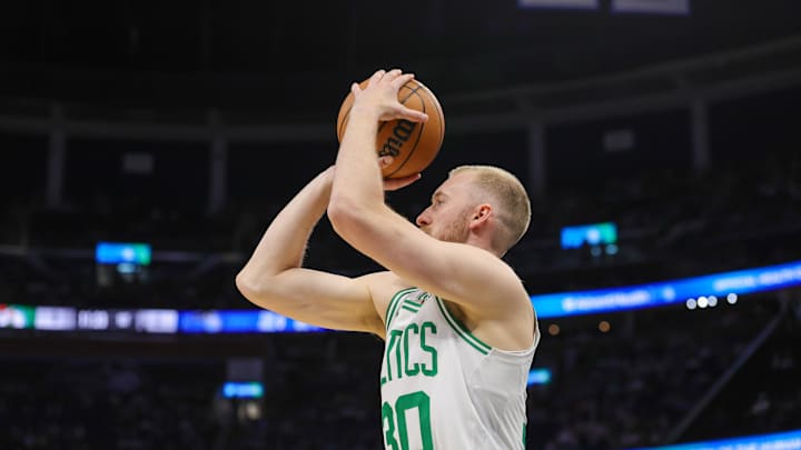 Sam Hauser is listed as probable for Game 5 against the New York Knicks, which gives the Celtics a much needed scoring boost. Sam Hauser is listed as probable for Game 5 against the New York Knicks, which gives the Celtics a much needed scoring boost.