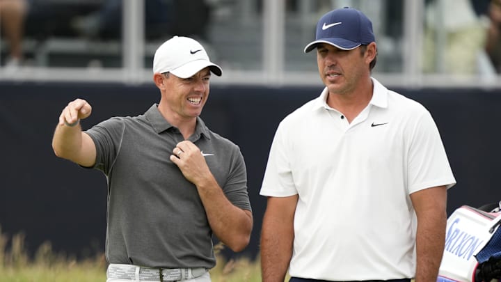 Rory McIlroy and Brooks Koepka are an important part of the storyline in "Happy Gilmore 2." Rory McIlroy and Brooks Koepka are an important part of the storyline in "Happy Gilmore 2."