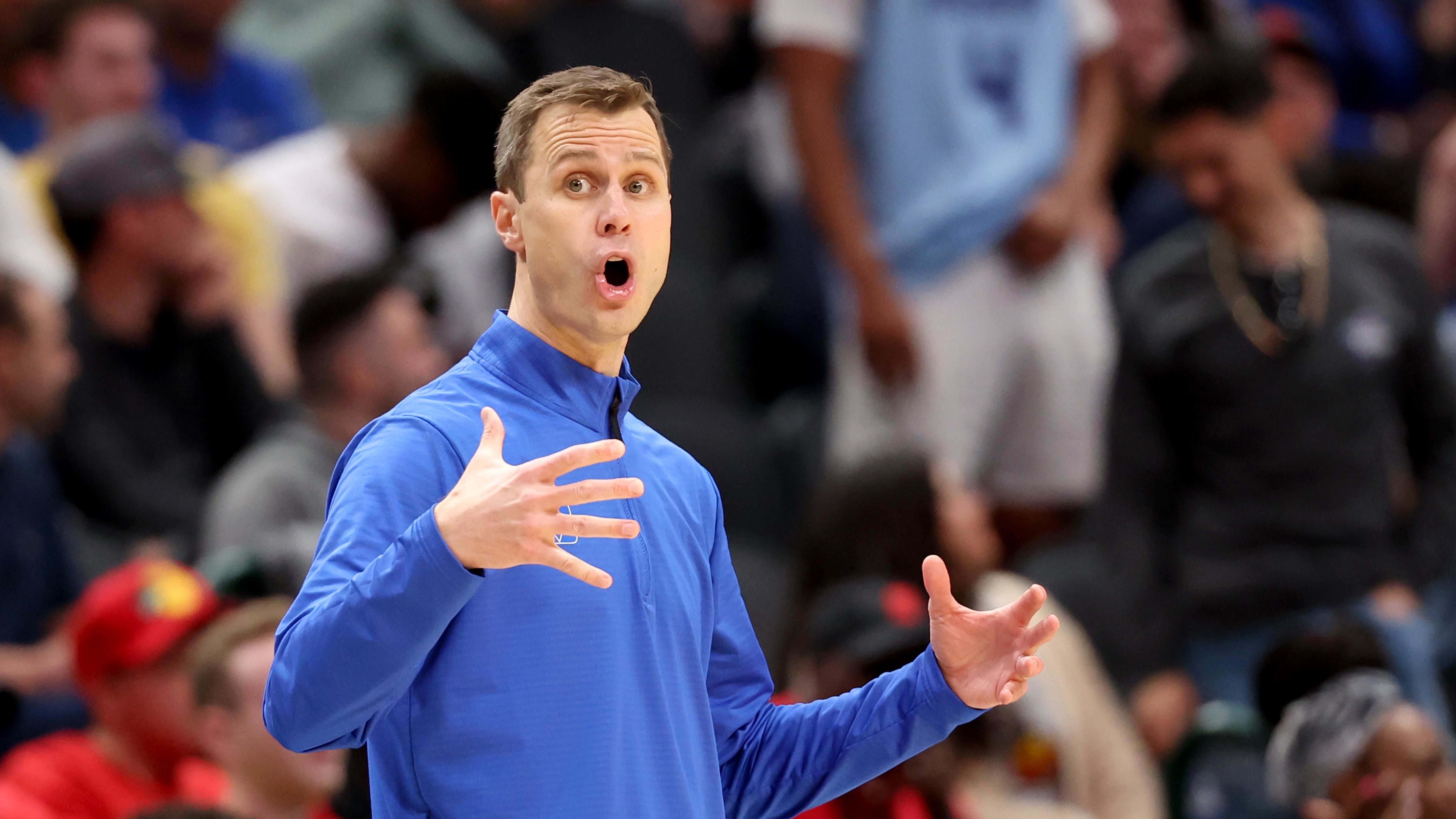 Duke basketball head coach Jon Scheyer