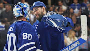 The Toronto Maple Leafs are likely to continue rolling Joseph Woll and Anthony Stolarz in tandem during 2025 NHL playoffs.