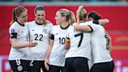 Die DFB-Frauen umjubelten zuletzt ihre Siege gegen Schottland