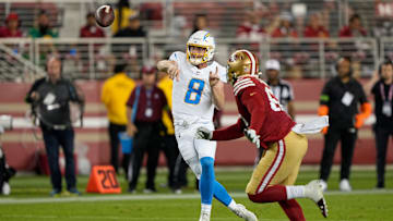 Los Angeles Chargers v San Francisco 49ers