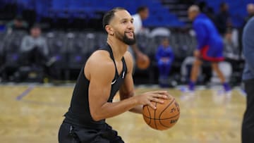 Jalen Suggs returned to the bench for the Orlando Magic as he continues recovery from a knee injury that led him to miss the season since late January.