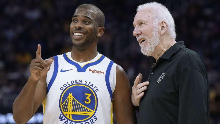 Gregg Popovich, Chris Paul 