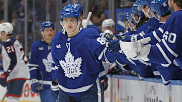 Toronto Maple Leafs forward William Nylander continues to shine, getting two goals against the Columbus Blue Jackets on Saturday night.