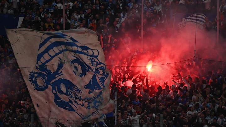 Les supporters marseillais ont répondu présents avant la rencontre face à Newcastle. Les supporters marseillais ont répondu présents avant la rencontre face à Newcastle.