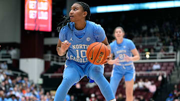 Reniya Kelly during North Carolina v Stanford