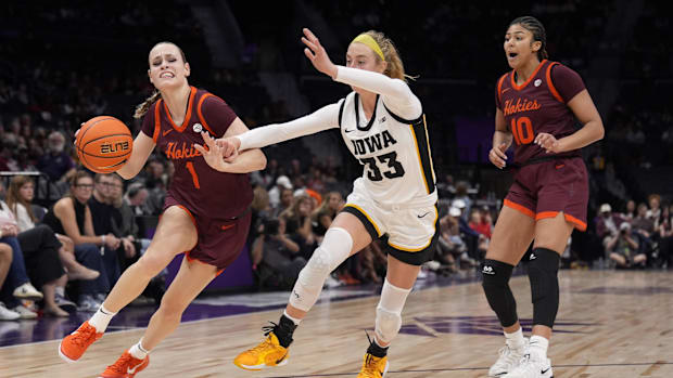 Carleigh Wenzel of the Virginia Tech Hokies