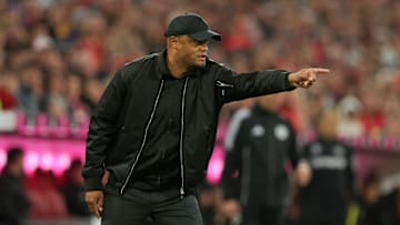 Vincent Kompany bei der Partie gegen Bayer Leverkusen am Wochenende
