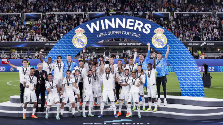 The 2024 UEFA Super Cup features Real Madrid and Atalanta.