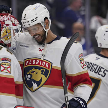 The Panthers are the betting favorites to win the Stanley Cup after eliminating the Maple Leafs in Round 2.