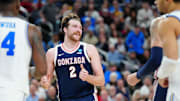 Gonzaga Bulldogs forward Drew Timme (2) is joining the Brooklyn Nets on a two-year deal