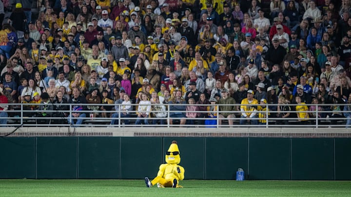 More than 60,000 fans filled Doak Campbell Stadium to experience the Savannah Bananas play against the Texas Tailgaters in Banana Ball on Saturday, Feb. 28, 2026.