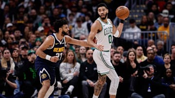 Boston Celtics, Denver Nuggets, Jayson Tatum, Jaylen Brown, Kristaps Porzingis, Russell Westbrook