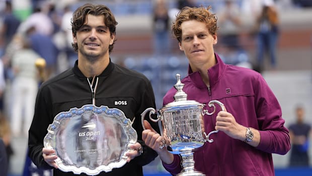 Jannik Sinner and Taylor Fritz