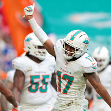 Miami Dolphins wide receiver Jaylen Waddle is a solid prop target in Week 11.