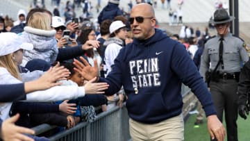Apr 13, 2024; University Park, PA, USA; Penn State Nittany Lions head coach James Franklin